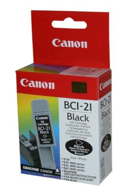 Ink.náplň CANON BCI-21Bk, * < > : černá ' dfs " gg  (BCI21B)