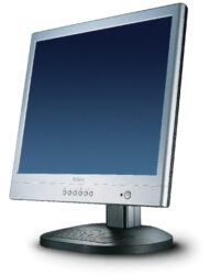 Monitor 17" BELINEA LCD 101735, analog/digit., audio, schwarze-silbern