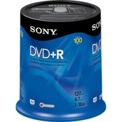 DVD+R SONY, 100-pack